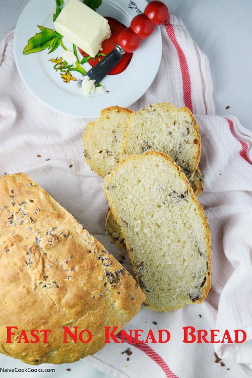 Quick No Knead Bread for Dutch Oven - 4 Ingredients! - The Busy Baker