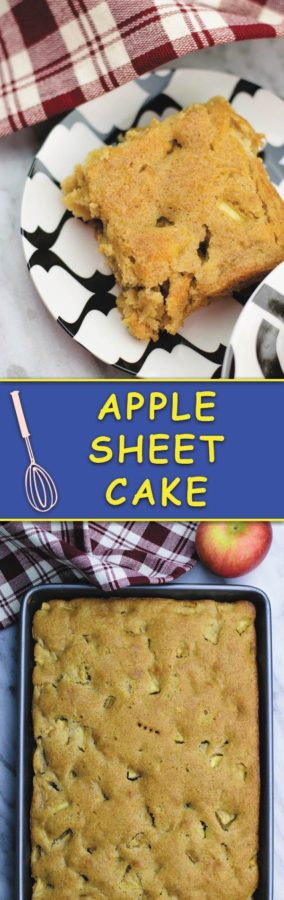 Apple Sheet Cake | Naive Cook Cooks