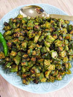 Quick Bhindi (Okra) Stir Fry | Naive Cook Cooks